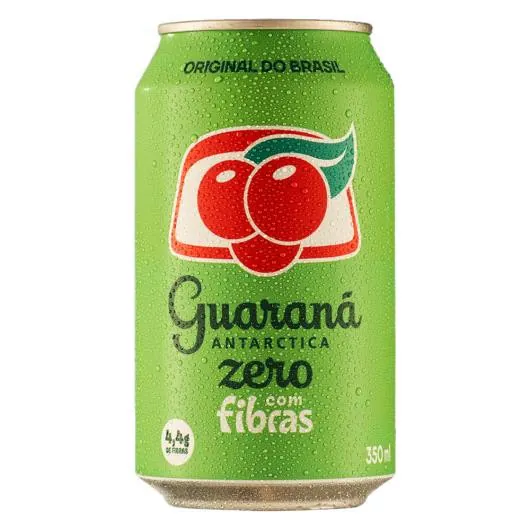 GUARANÁ 350ML ZERO C/ FIBRAS